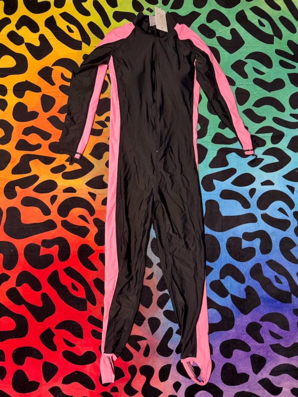 NWT MICOSUZA SBART BLACK AND PINK COLORBLOCK WETSUIT SWIMSUIT MEDIUM